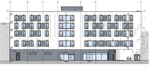 Neubau eines Hotels, Einzelflche im EG + TG